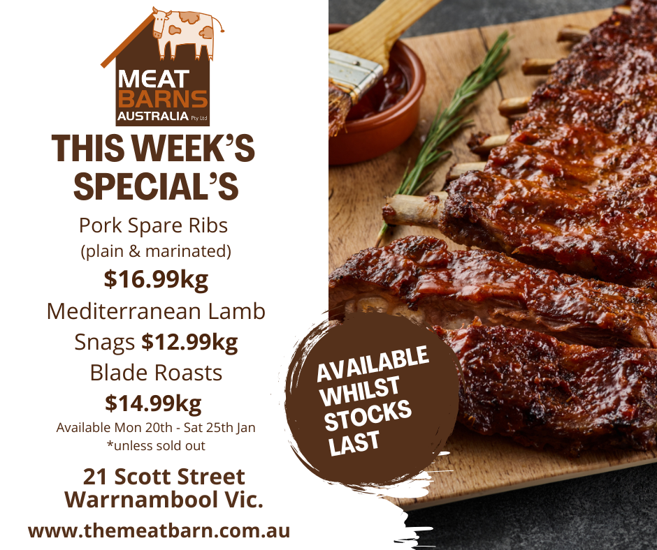 Whole Union Station Rumps $12.99kg Plain And Marinated Beef Spare Ribs $19.99kg Sweet And Sour Pork Stir Fry $9.99kg (10)