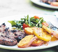 SPICY RUMP STEAKS WITH BARBECUED POTATOES - The Meat Barn